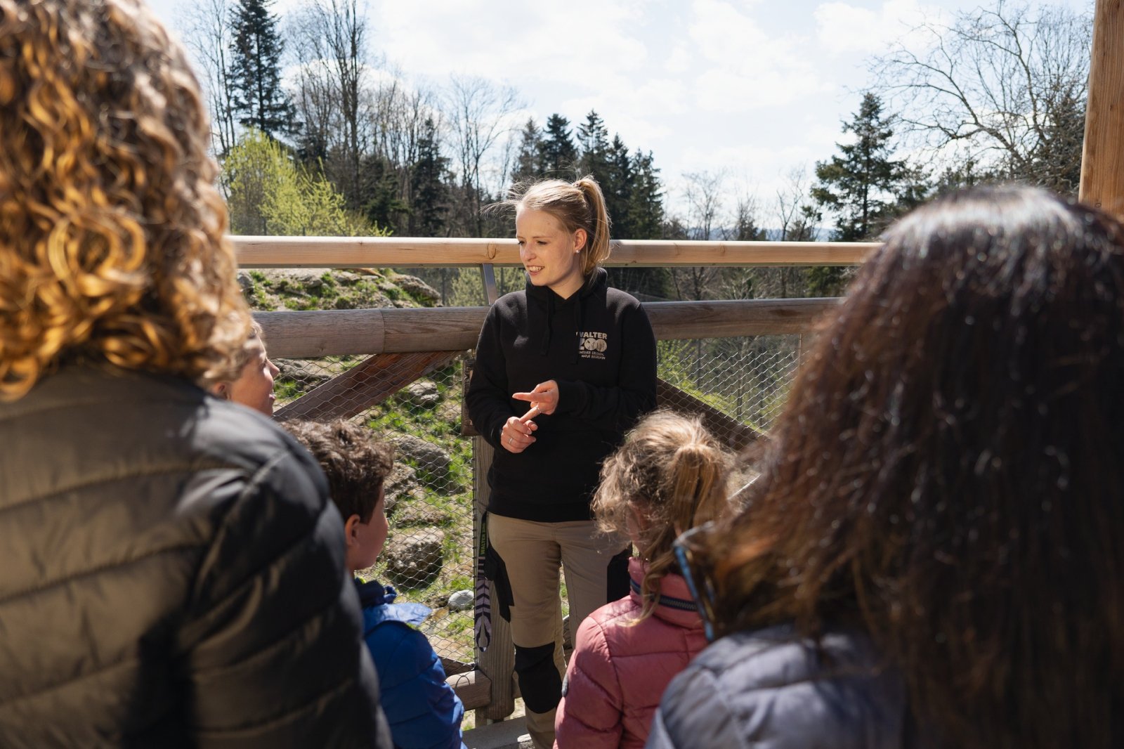 Start zur Nachtschwärmer-Führung im Walter Zoo in Gossau (SG)