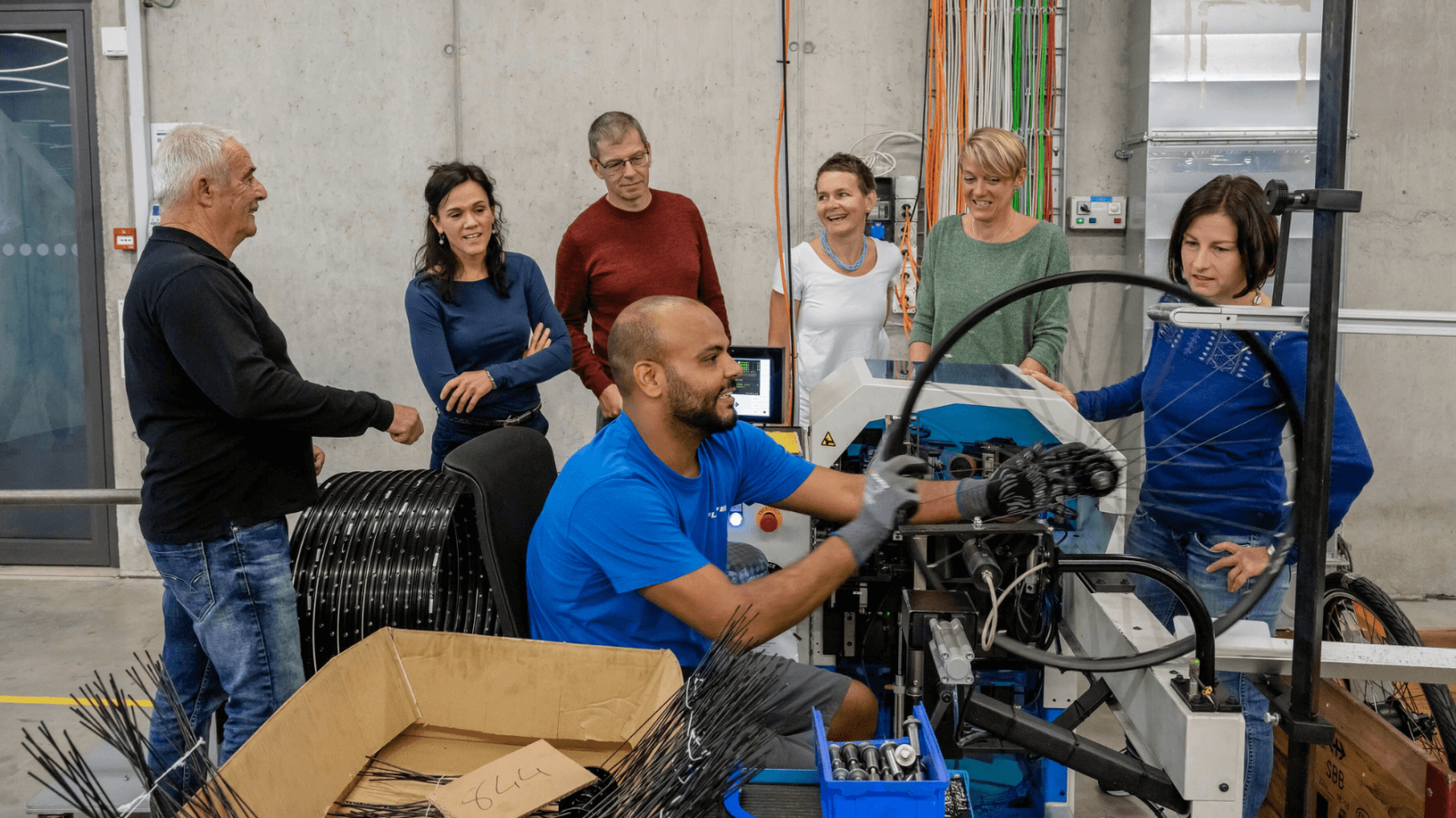 Geführte Werksbesichtigung bei FLYER E-Bikes