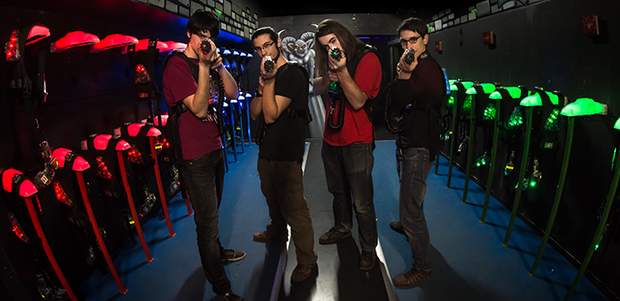 Laser-Tag im Laser District im Fribowling in Fribourg