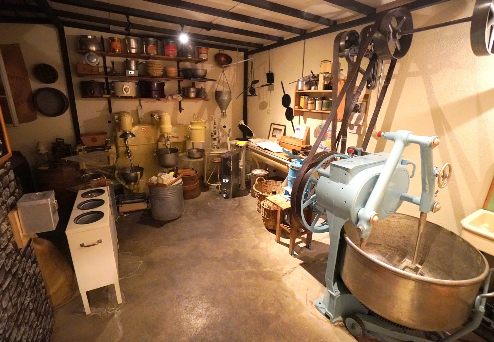Blick ins Bäckereimuseum in Saas-Fee