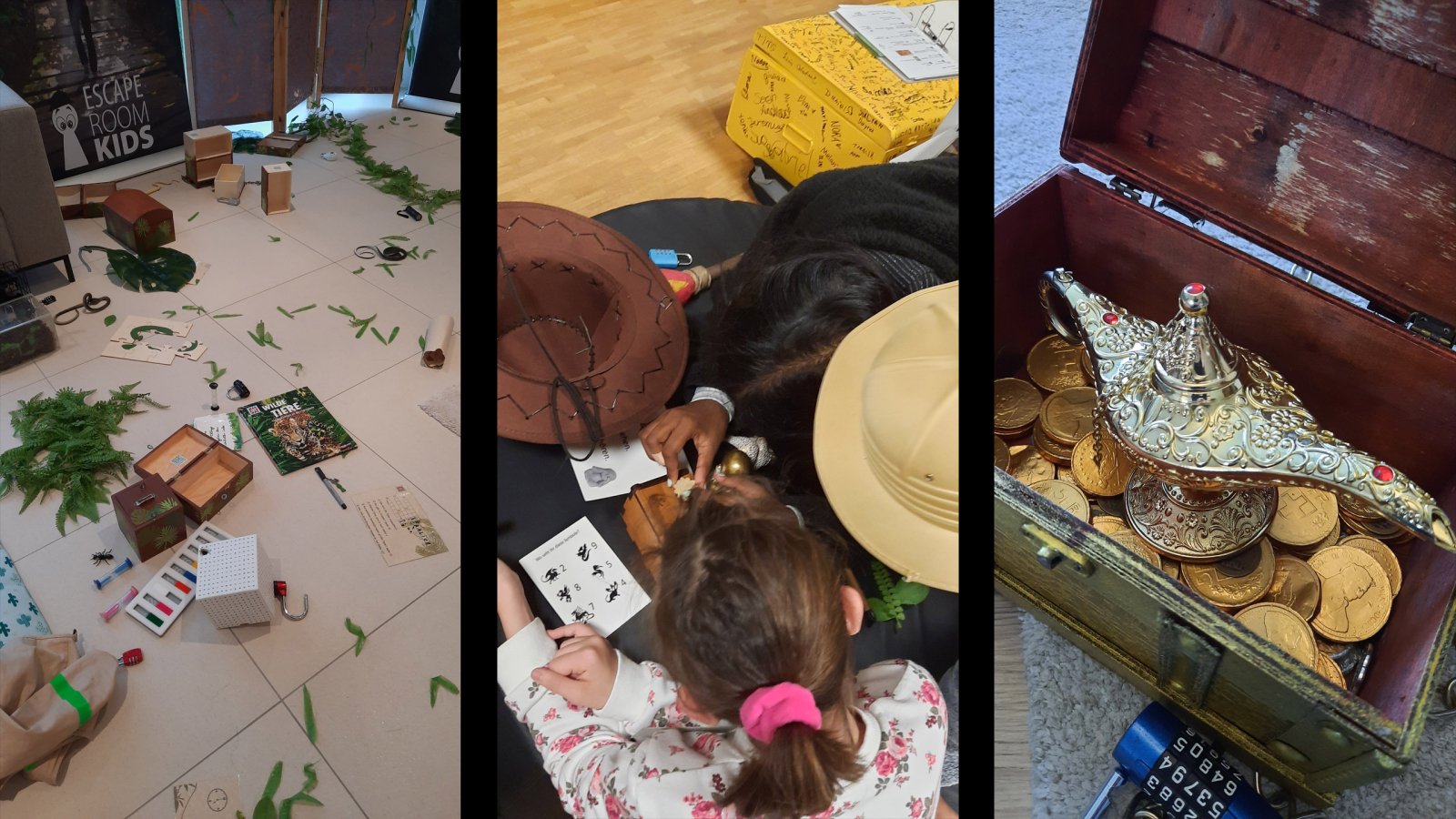 Escaperoom Kids - mobiler Rätselraum für Kinder, Kinderfeste, Events und Schulveranstaltungen