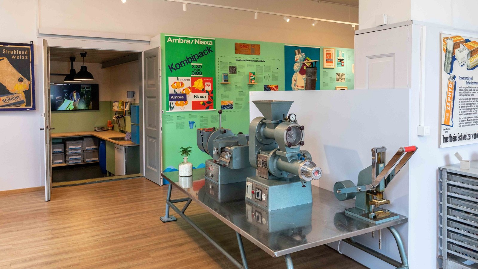 Jährlich wechselnde Ausstellungen im Seifenmuseum St. Gallen