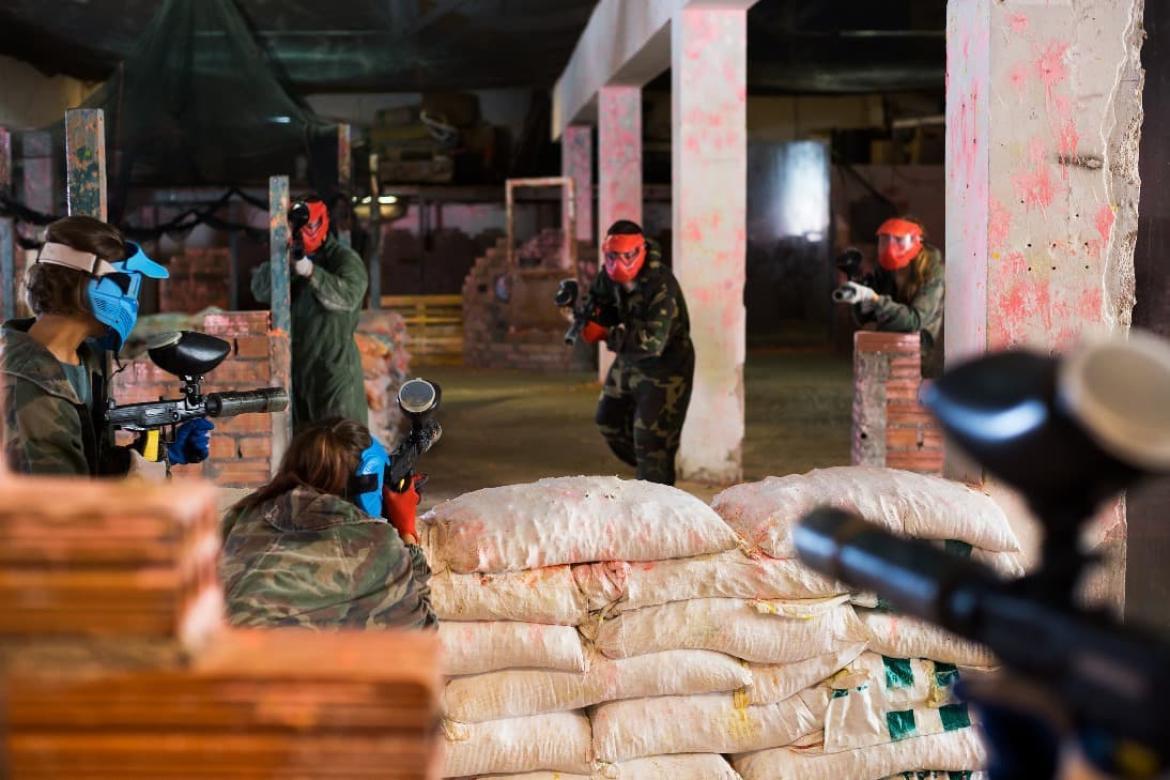 Paintball und Lasertag Arena in Mamishaus, Kanton Bern